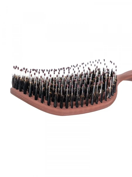 Расческа массажная для волос с натуральной щетиной Solomeya Hair Brush with natural boar bristle, 1 шт